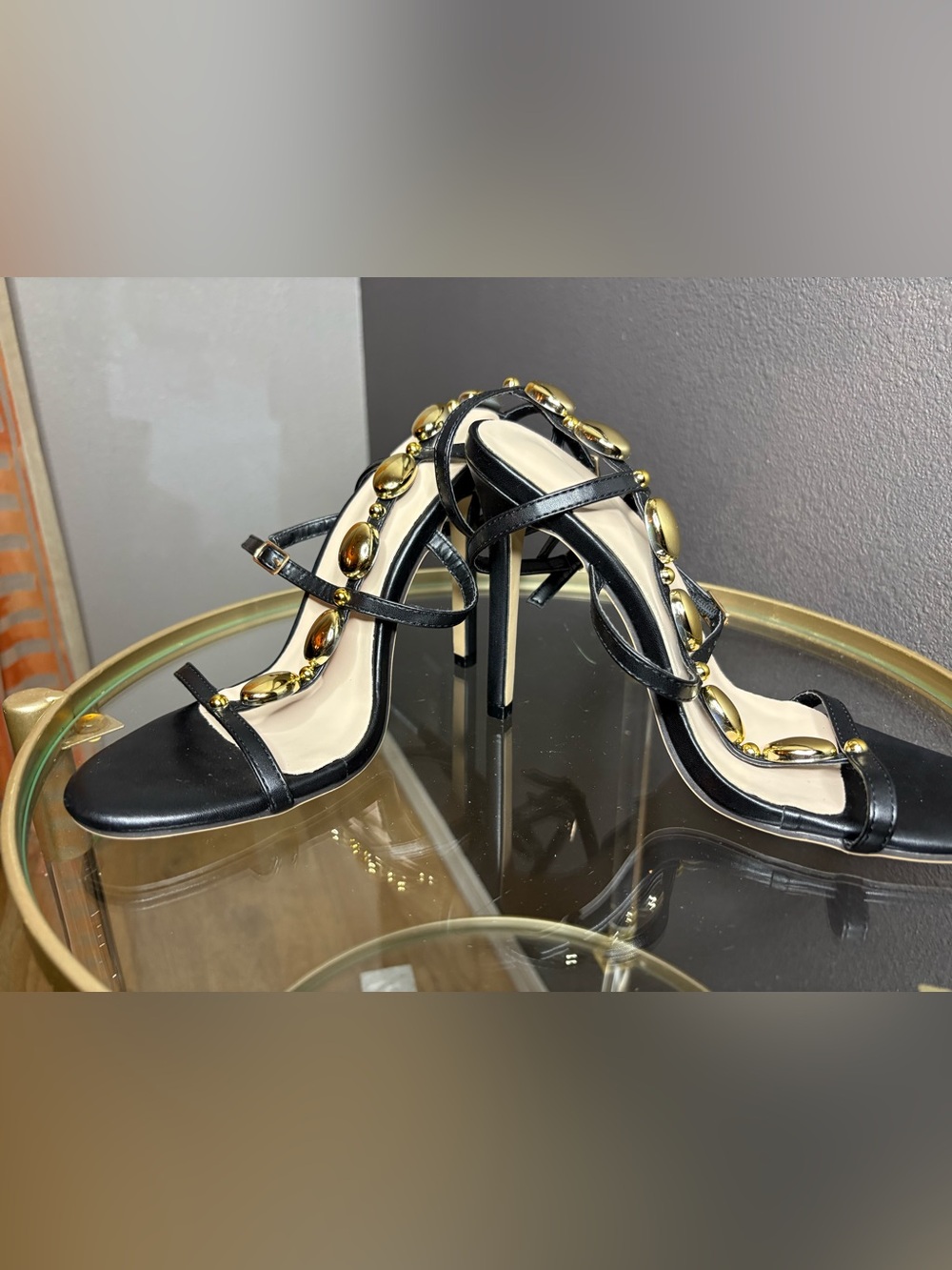 🔥NEW- Beaded T-strap Stiletto